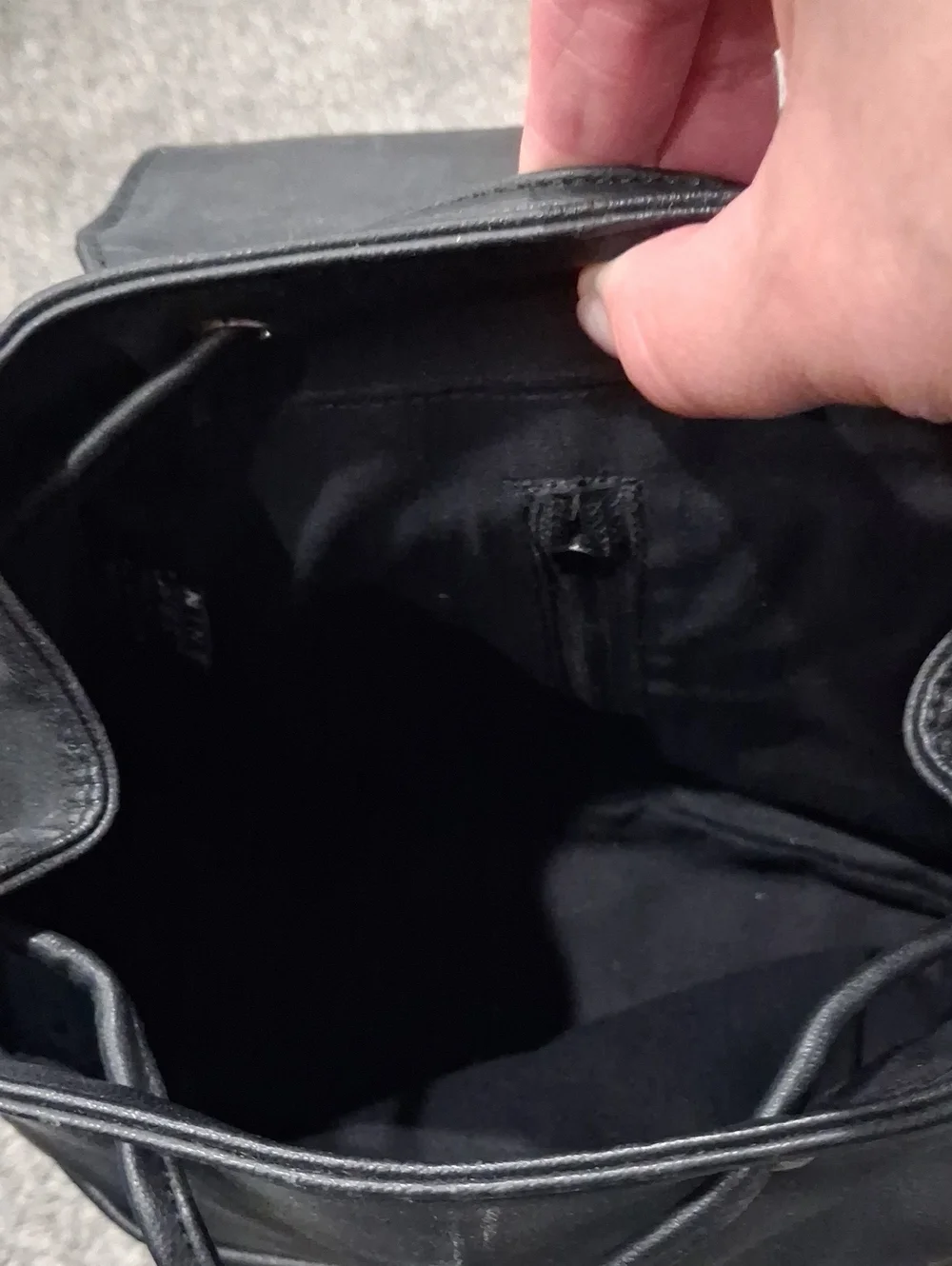 Vintage Nine West Backpack With Back, Bottom And 2 Inside Pockets